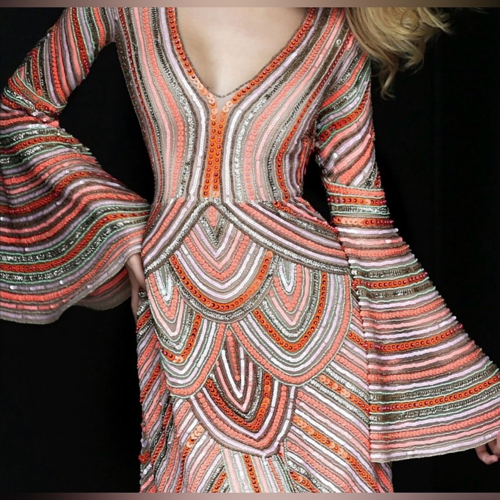 Sherri Hill Bell Sleeve Cocktail